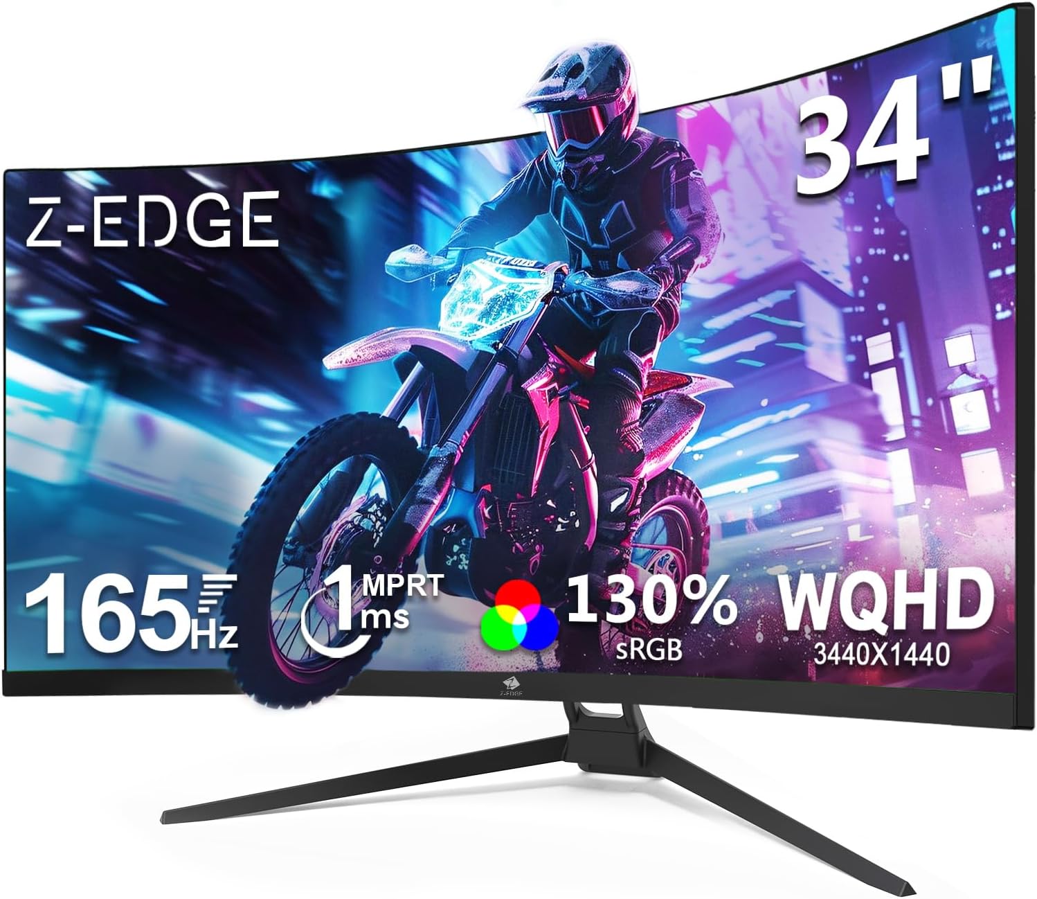 Z-Edge 34 inch Curved Gaming Monitor